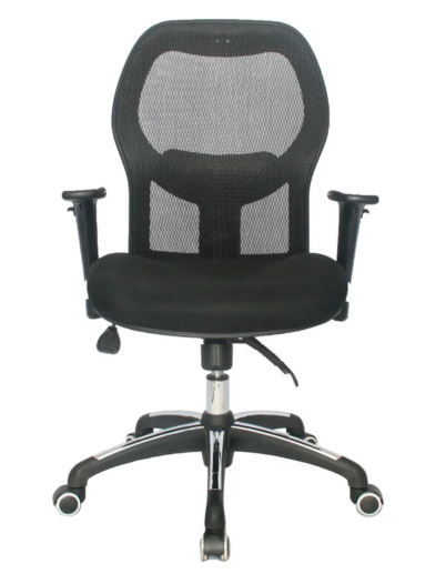 silla gerencial con sistema sincro y soporte lumbar