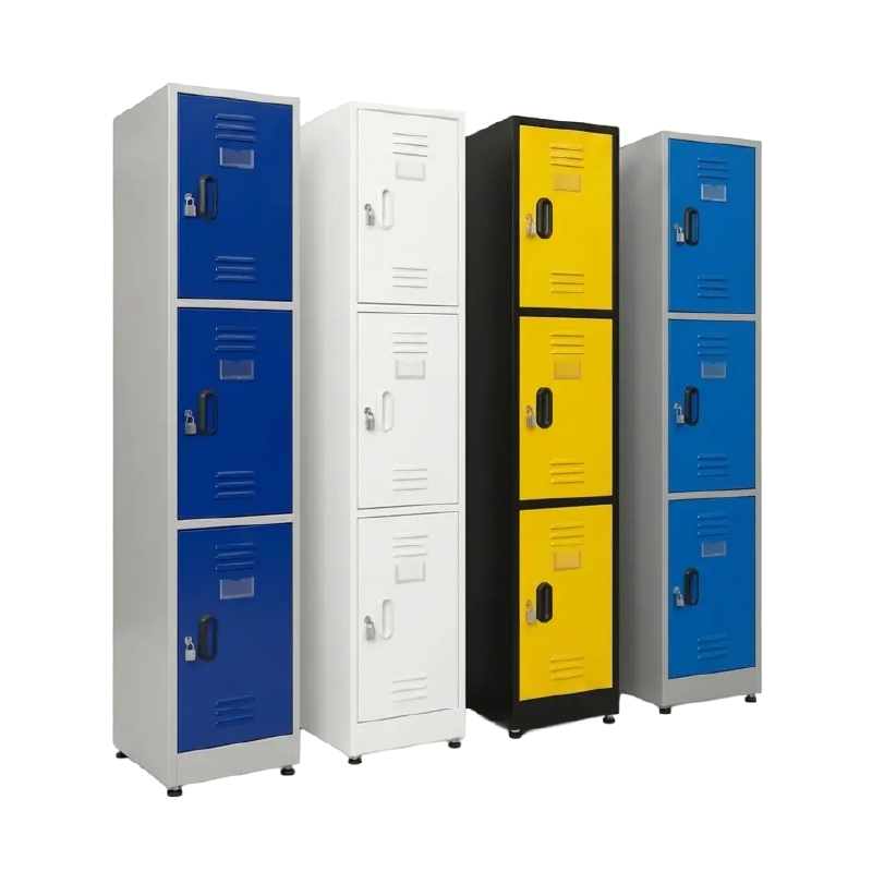 Locker Metálico de 3 Puestos en colombia para colegio