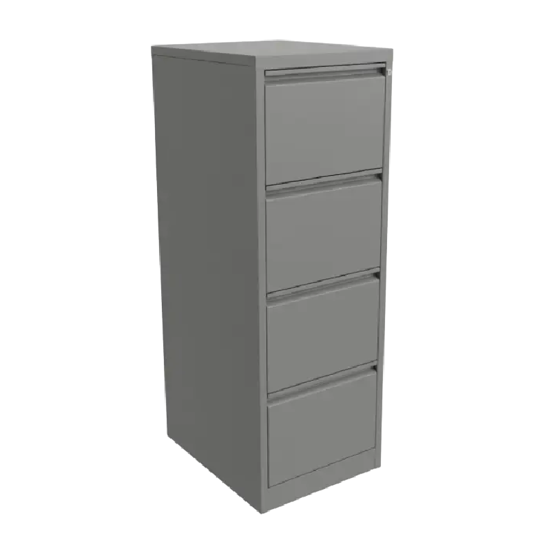 Archivador metalico 4 gavetas gris para oficina e instituciones