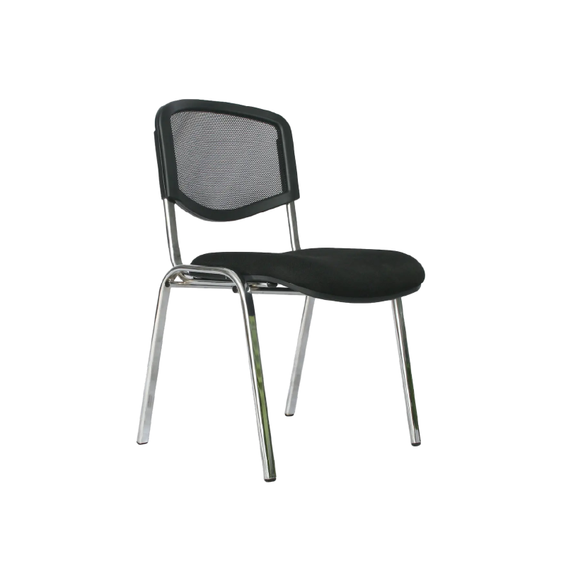 Silla Interlocutora Isonet en Malla con Estructura Cromada 1