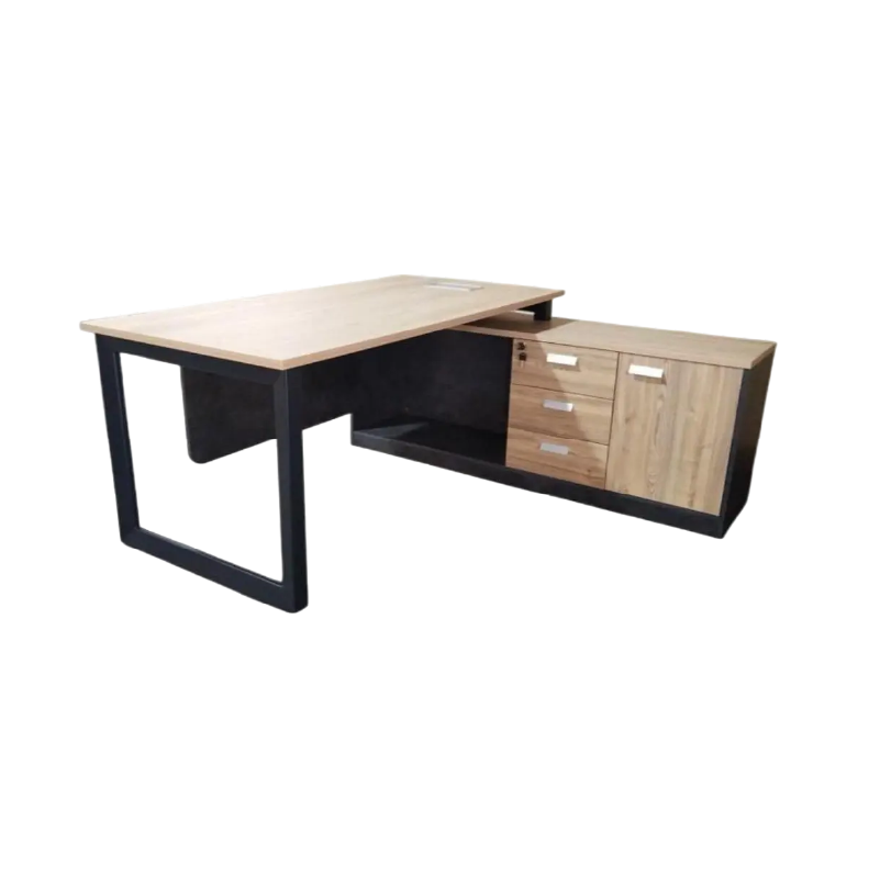 Escritorio Presidente con credenza para oficina ejecutiva