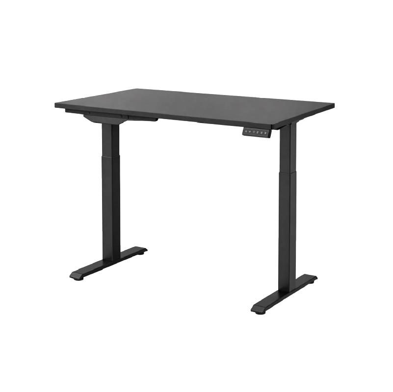 Escritorio regulable en altura eléctrico de 1.20 x 60 cm para oficina y home office negro