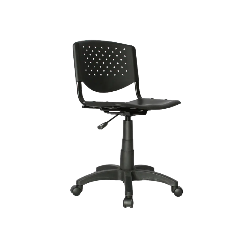Silla para oficina o recepcion operativa negra Risma