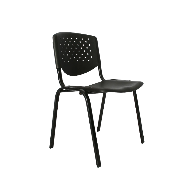 silla interlocutora plástica para sala de espera risma