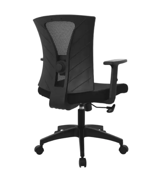 Silla gerencial para oficina sala de juntas y ejecutivos negra Shangai