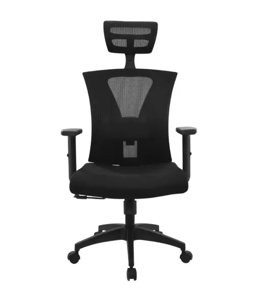 Silla gerencial para oficina sala de juntas y ejecutivos negra Shangai