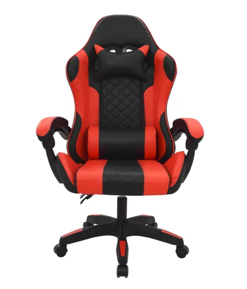 silla gamer ergonómica reclinable negro y rojo